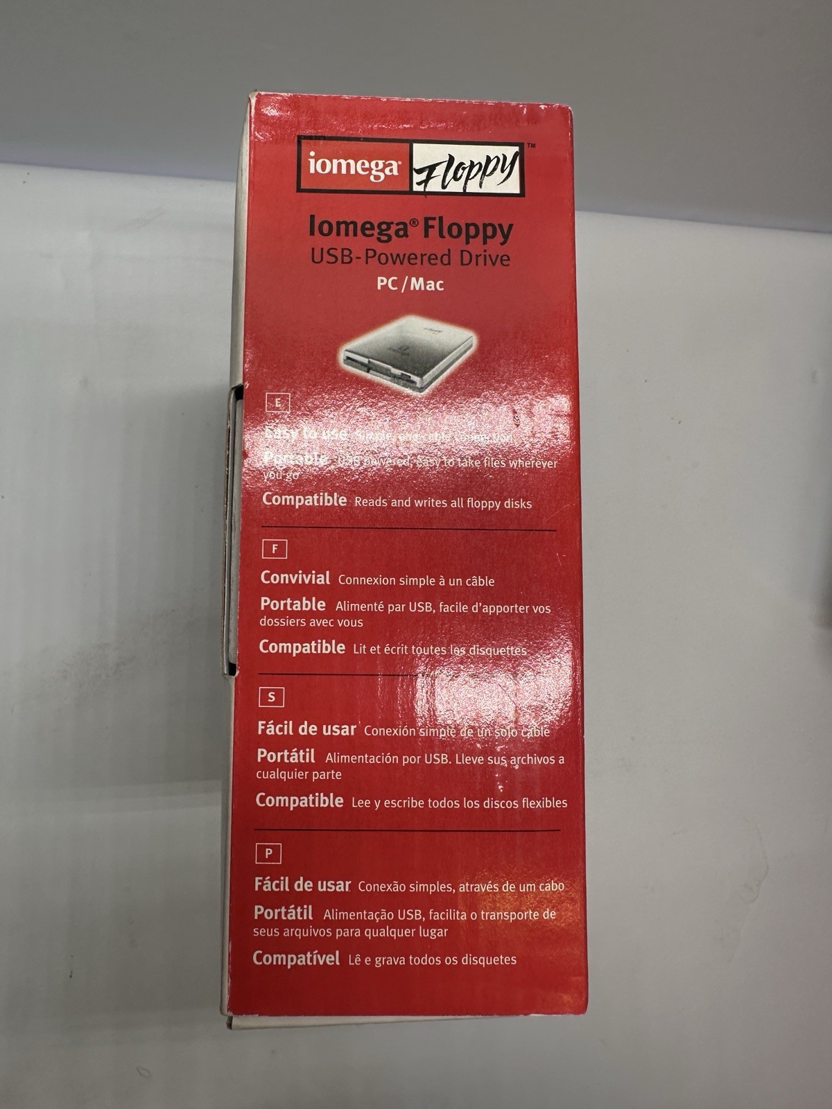 Iomega Floppy USB Powered Drive Open Box PC Mac External 3.5 Drive