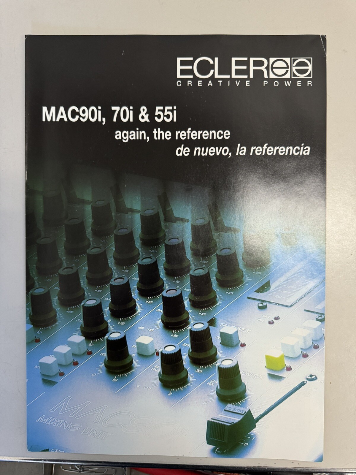 Ecler MAC 90i 70i 55i Mixer Audio Sales Brochure Pamphlet DJ 2000s