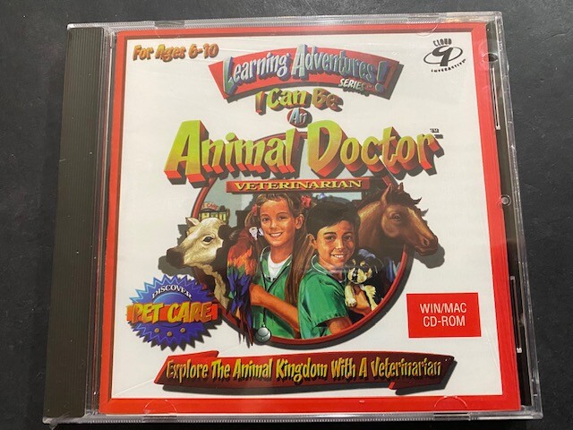 Can Be An Animal Doctor (CD-Rom) New Sealed Ships 1st Class For Ages 6-10