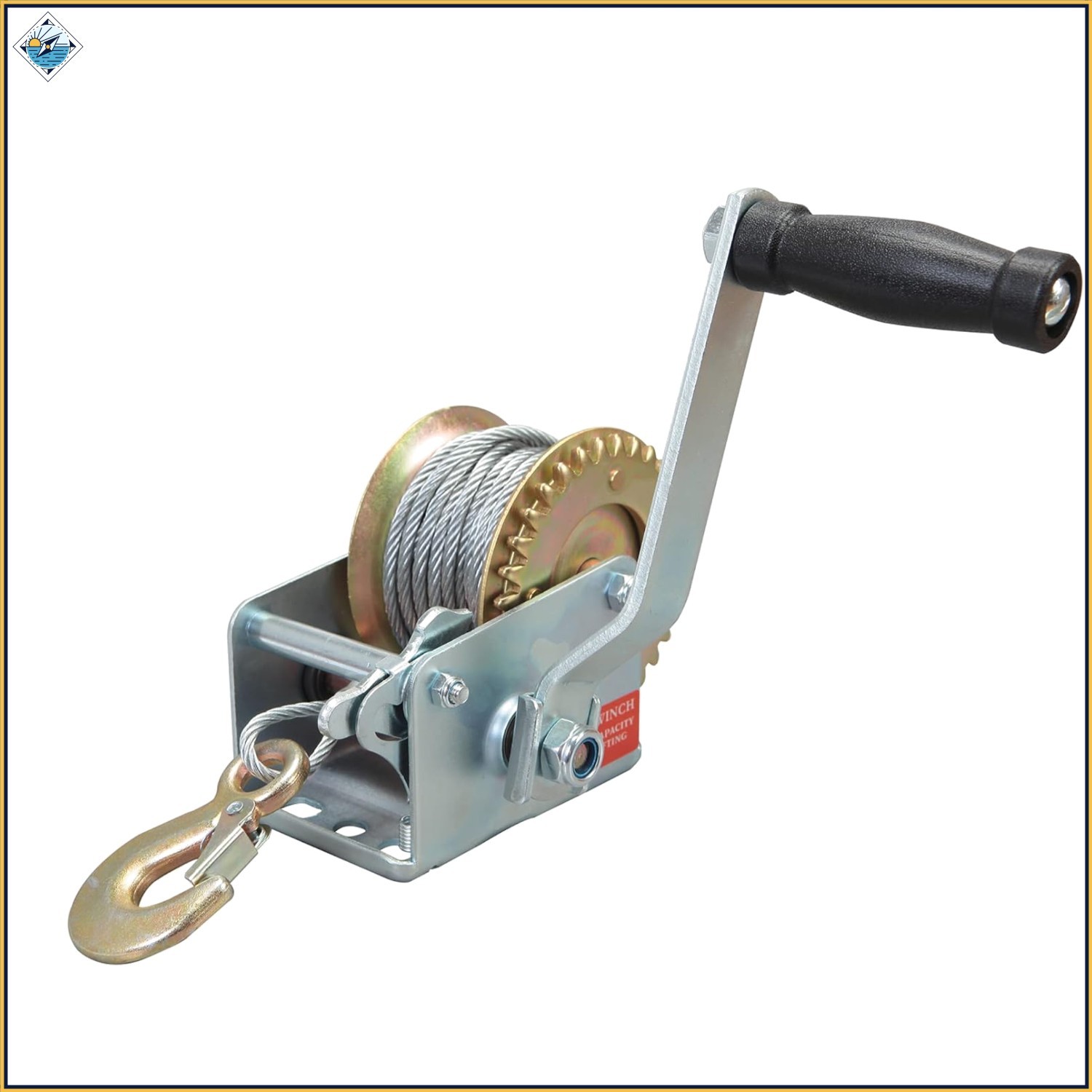 Lightweight Hand Winch with High Capacity for Lifting and Pulling Tasks
