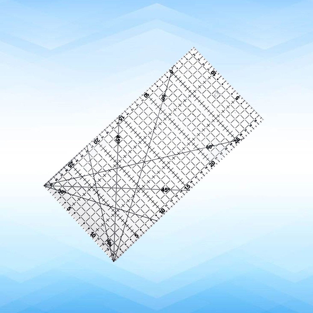 Small Quilting Ruler Patchwork Sewing Craft Tool Fabric Hemming for