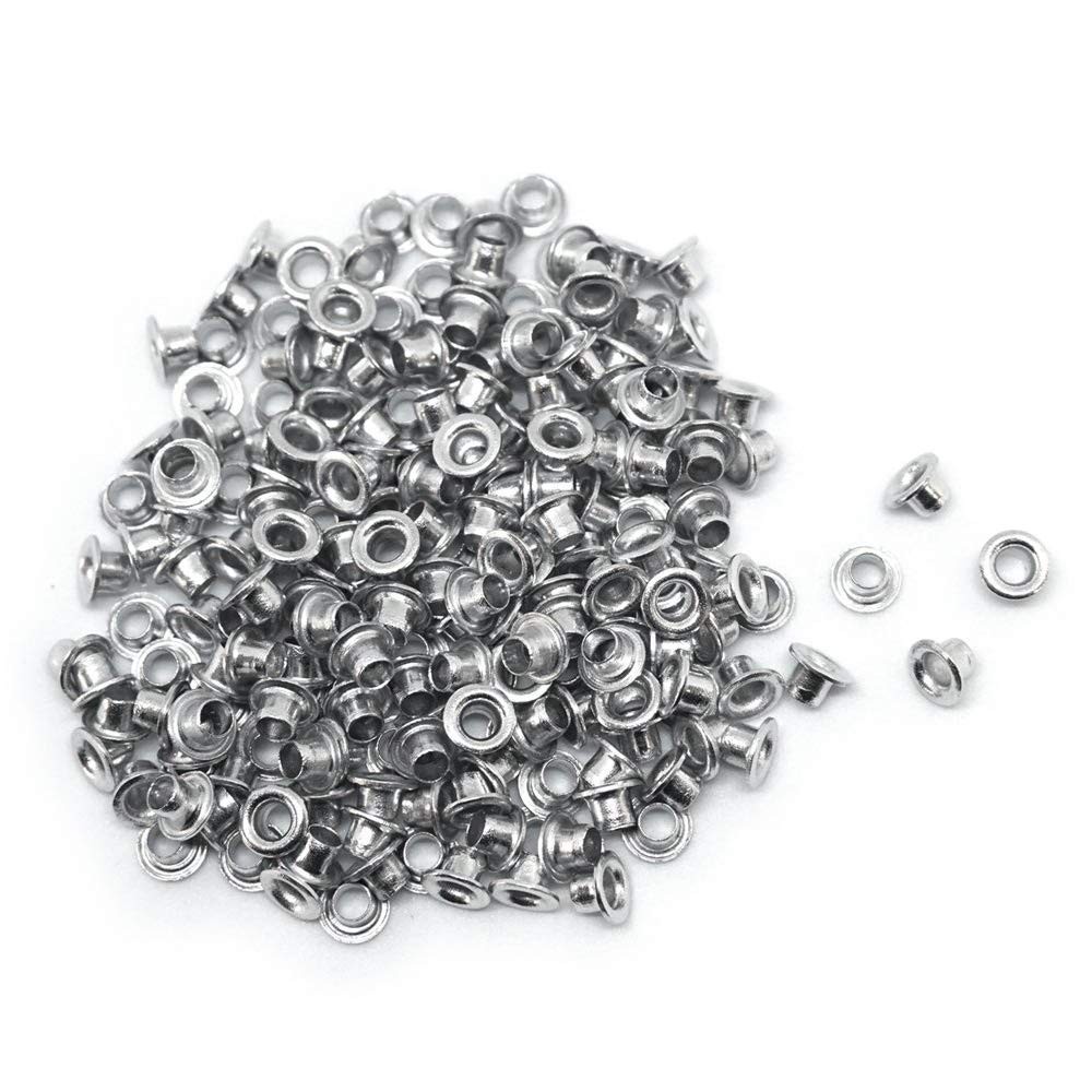 3mm/1/8 Aluminum Quicklet Eyelets-Scrapbooking/Birthday Wedding Baby Greeting...
