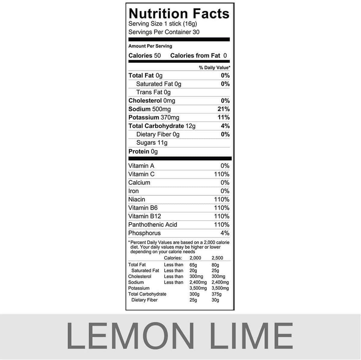 Lemon Lime Liquid I.V, Hydration Multiplier (30 Count)