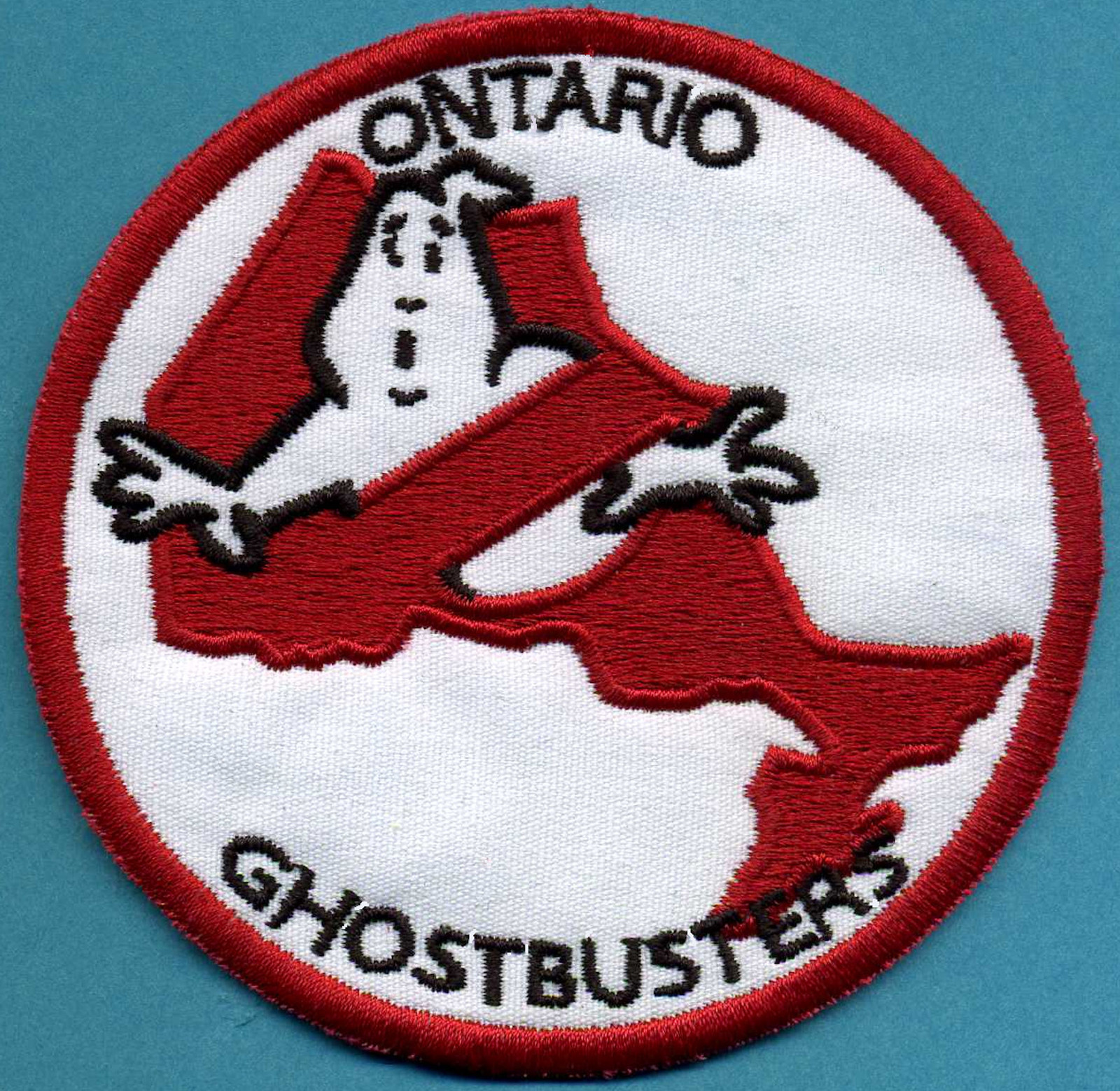 Ontario Canada - Ghostbusters No Ghost Embroidered Iron On Patch