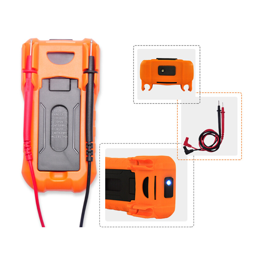 VC837 Digital Multimeter DMM True RMS 6000 Auto Range Capacitance Resistance NCV