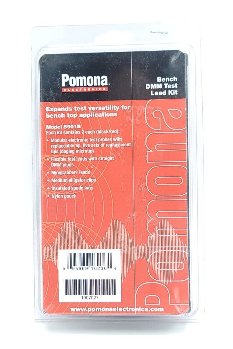 NEW POMONA ELECTRONICS 5901B BENCH DMM TEST LEAD KIT 1907027