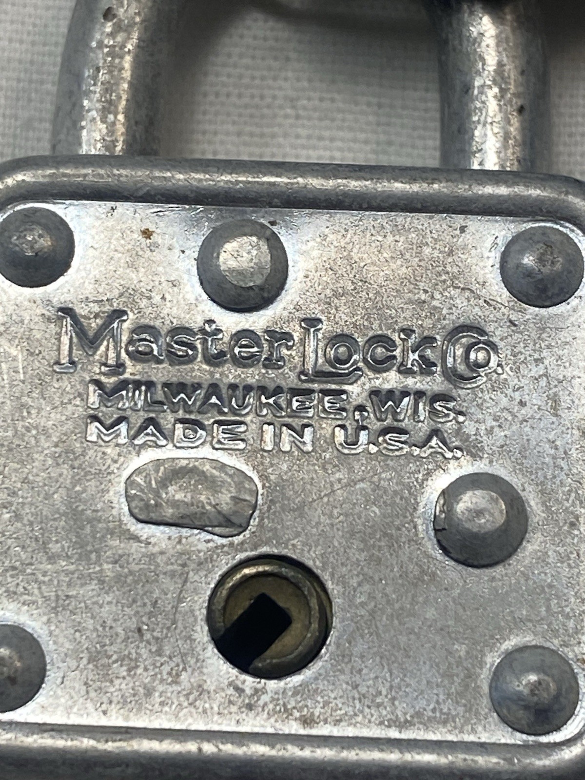 Vintage Master Lock No. 44 with Original Keys NOS ~Classic (zzb8)