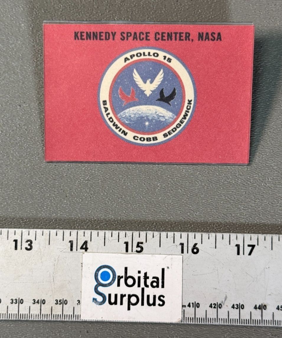 "For All Mankind" Apple TV - Mission Control badge- Screen used  - prop