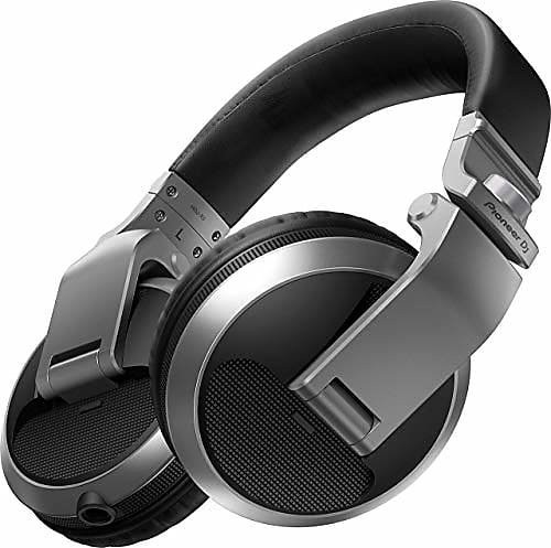 Pioneer DJ HDJ-X5-S Closed-back Circumaural DJ Headphones - Silver FREE SHIPPING