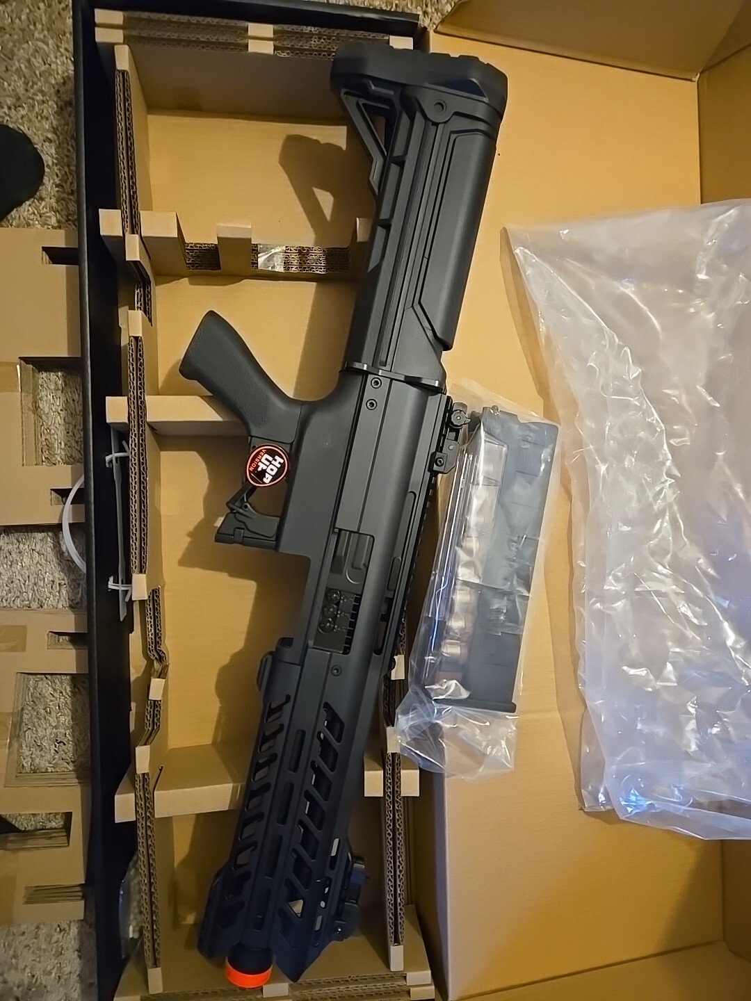 EMG Cyma Platinum SRG 12 3 Round Triple Shot Auto Airsoft Aeg
