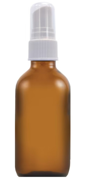 Spray Bottle | 2 fl oz (59 mL)| Amber Glass Bottle | by Piping Rock