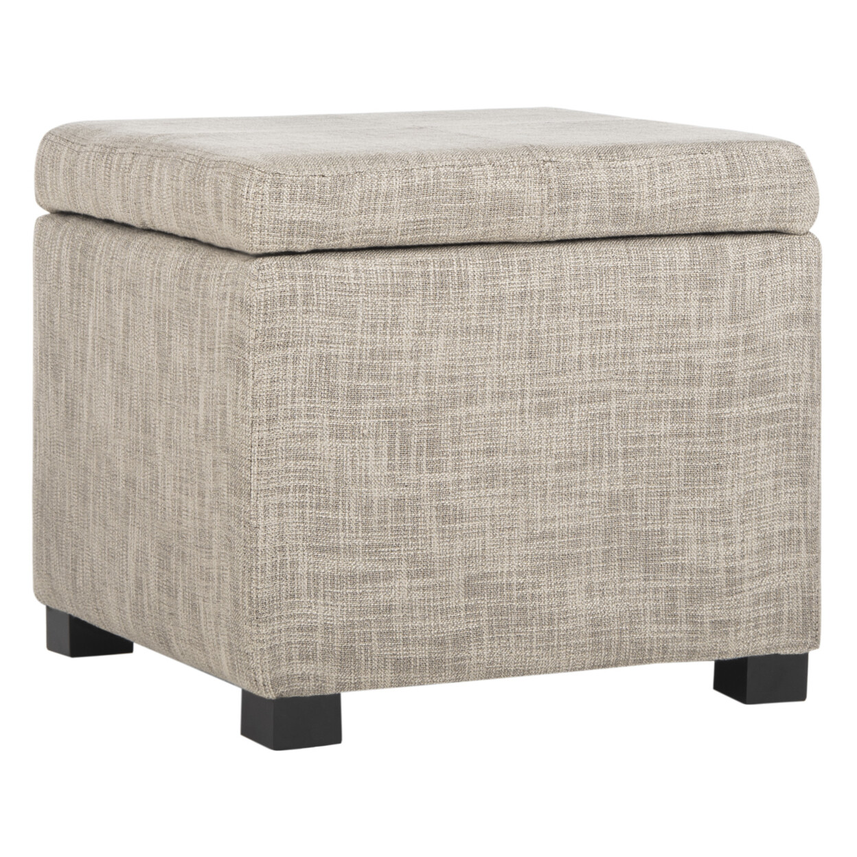 SAFAVIEH Madison Square Ottoman | Stone |