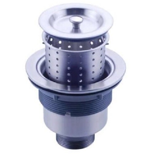 PROHS Collection Deluxe Kitchen Sink Basket Strainer 3-piece Metal PC-STDLX NEW