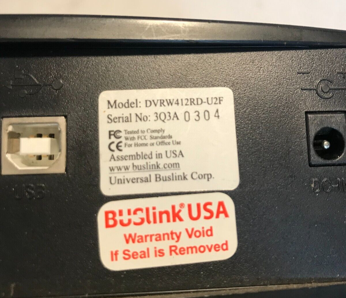 BUSlink USB Floppy Disk Drive UNTESTED