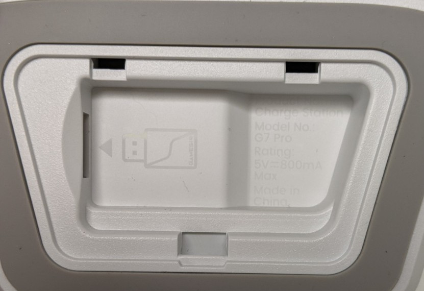 GameSir G7 Pro Tri-Mode Charging Dock Base with USB-C Cable OEM White
