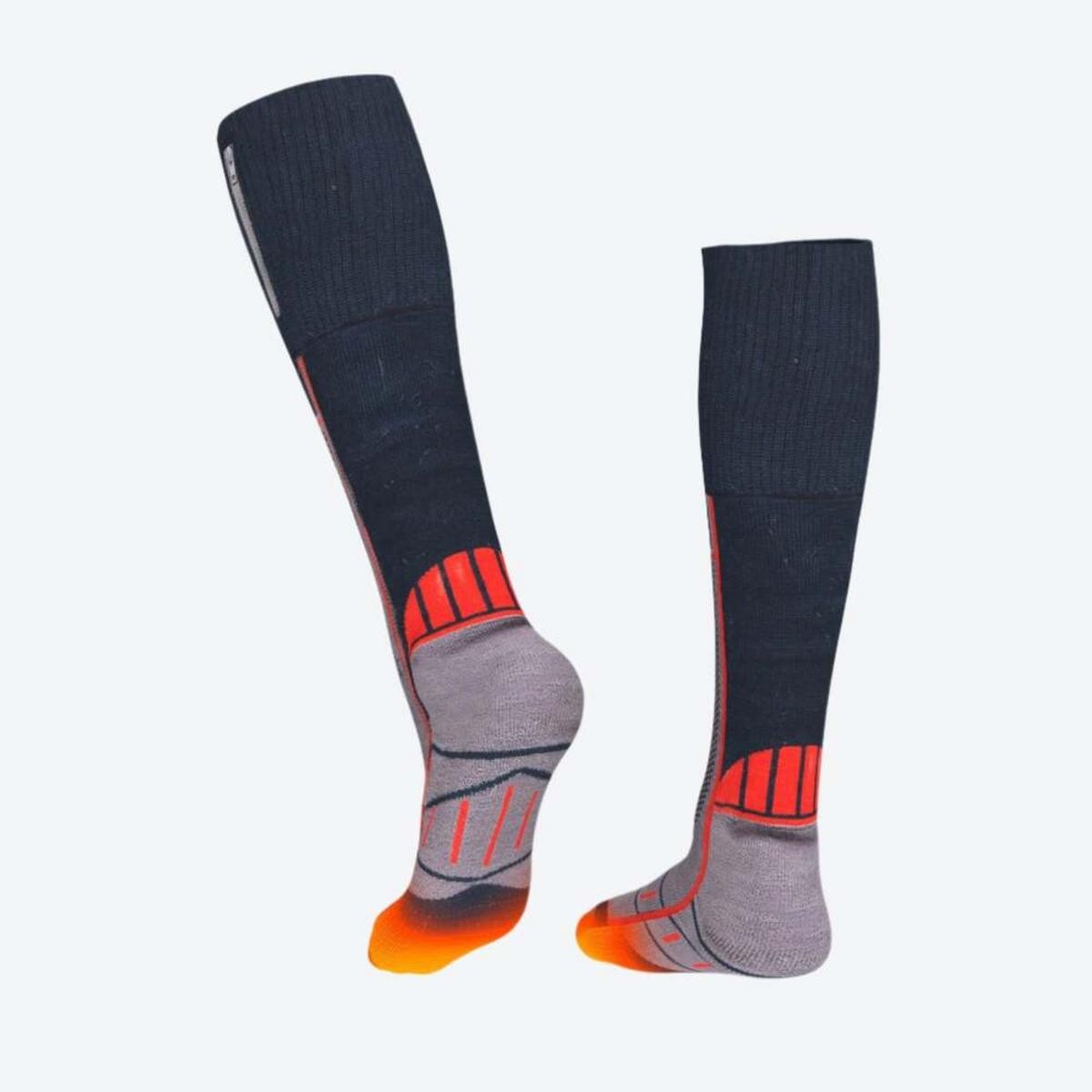 Mobile Warming Wool Blend Heated Socks
