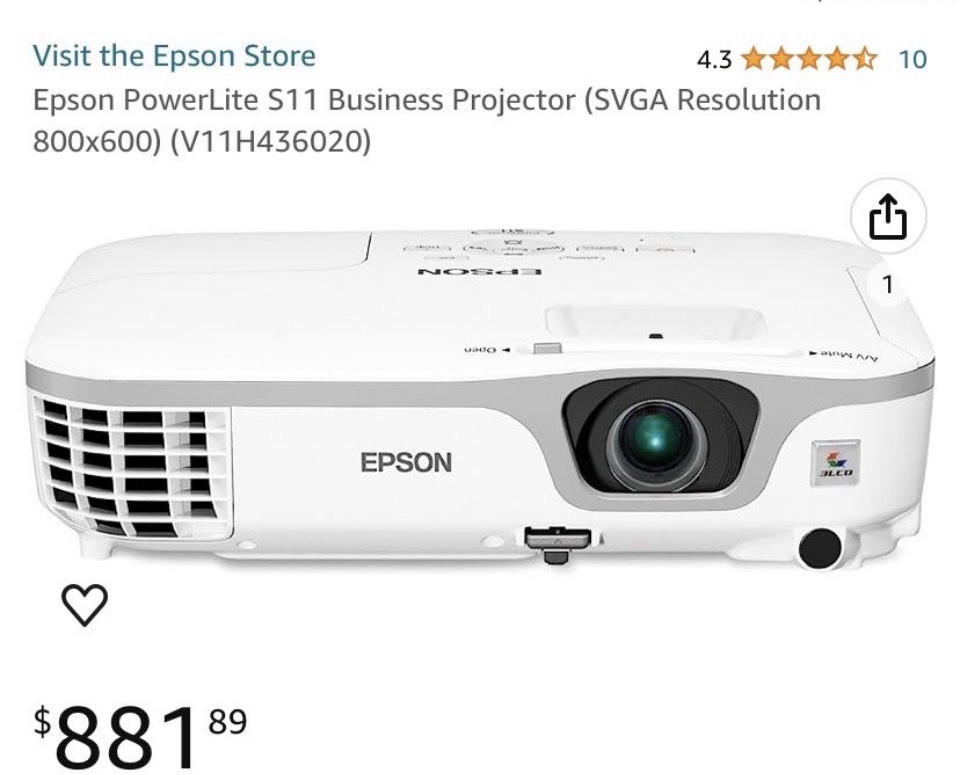Epson Powerlite 11 Projector
