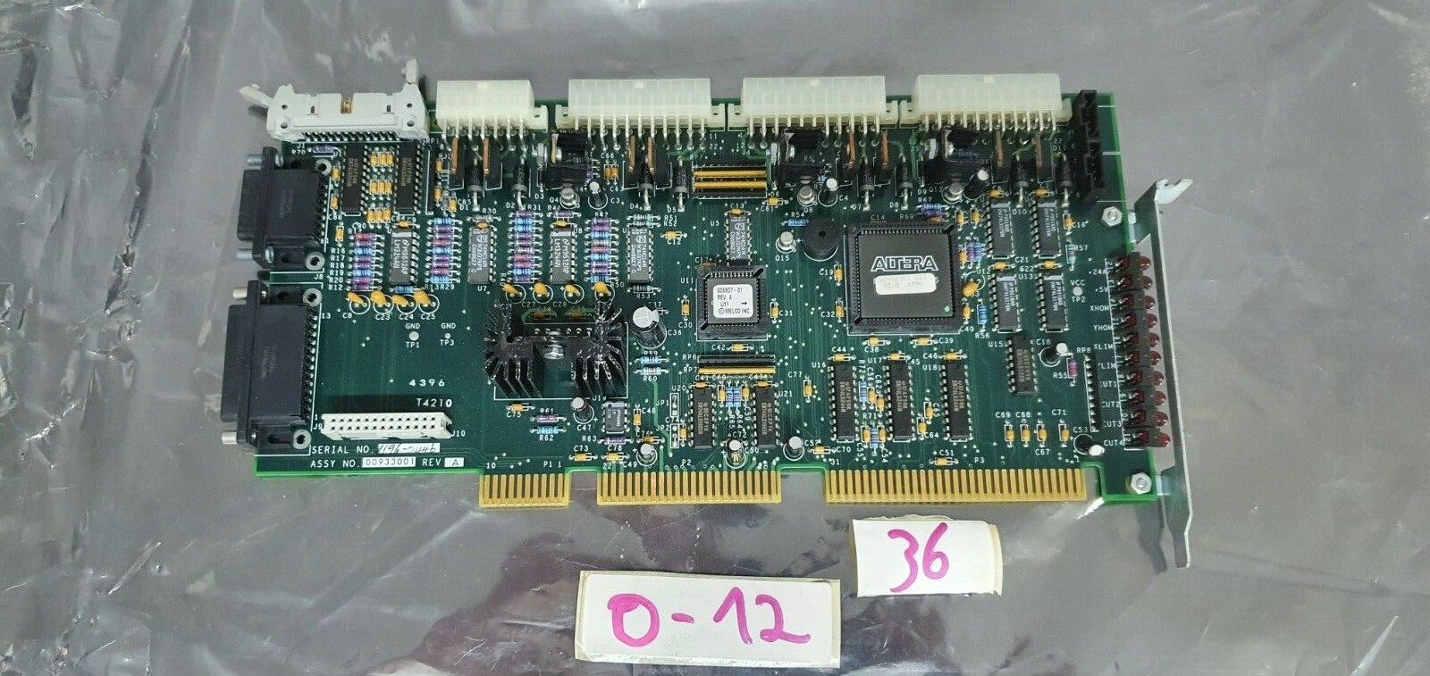 Melco Embroidery Machine Assy: 00933001 009331-01 Rev A Board