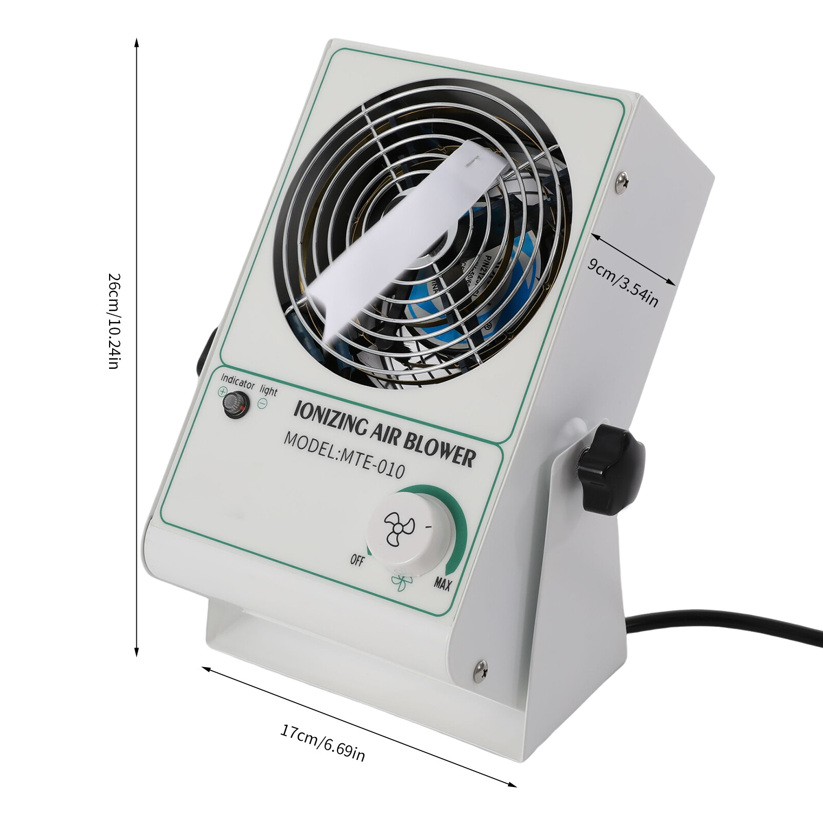 Ionizing Air Blower Antistatic Ionizer Static Eliminator ESD Ionizer Benchtop US