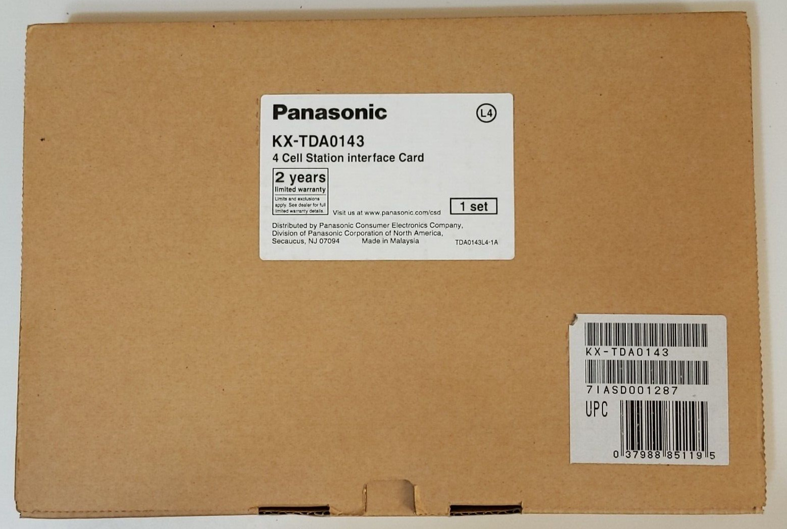 Panasonic KX-TDA0143 CSIF4 4-Port Cell Station Card TDA TDE PBX New NOS Sealed