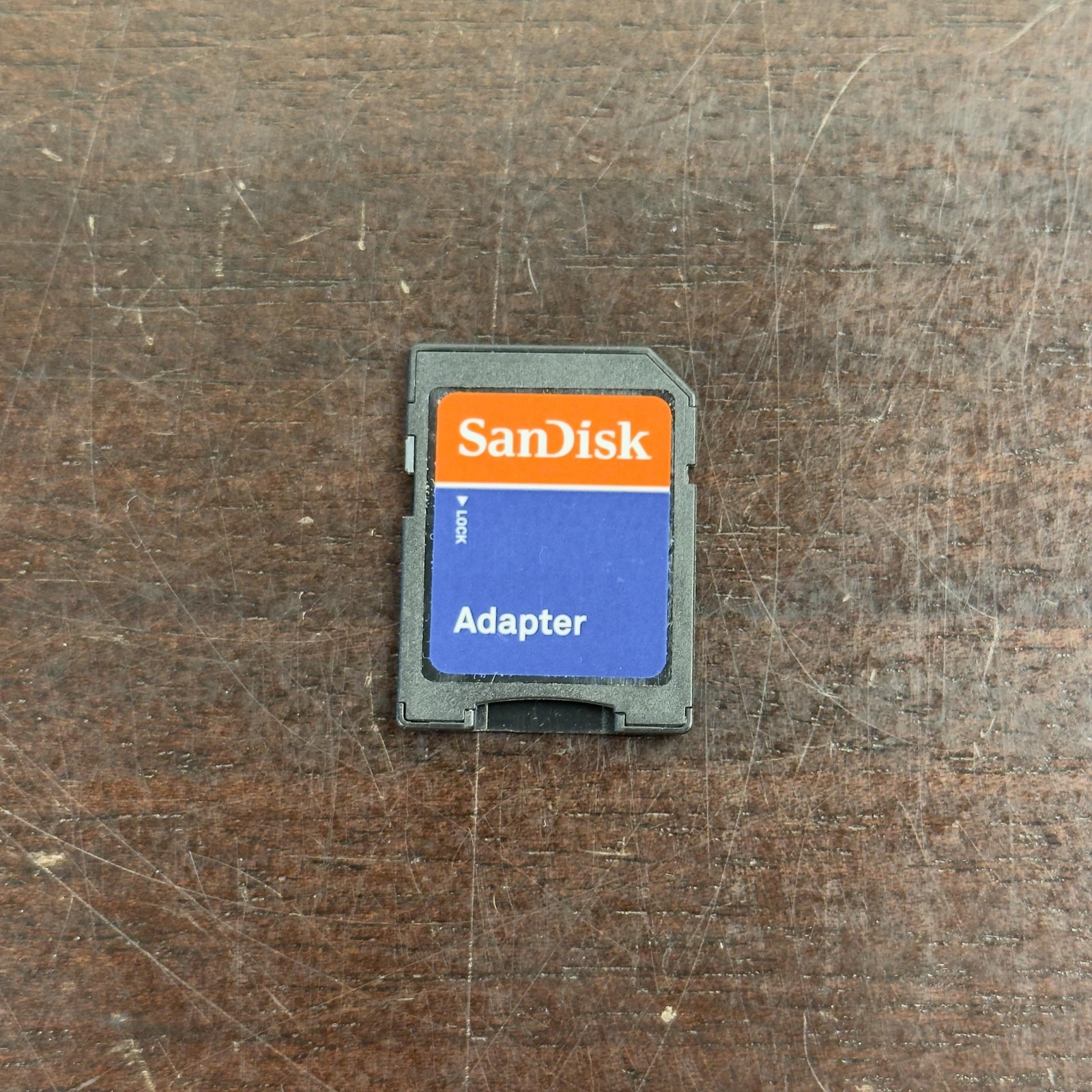 SanDisk MicroSD MicroSDHC MicroSDXC SD Card Adapter Black Plastic Case