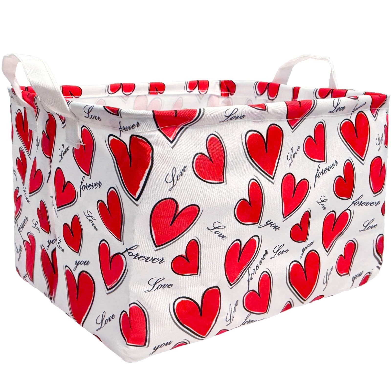 Valentines Day Baskets for Gifts Empty, Gift Baskets for Cute Pink Heart Bask...