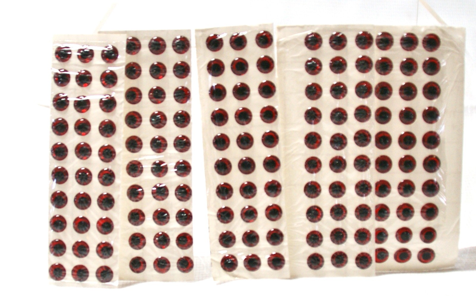 3D-Holographic Fishing Lure Eyes Self Stick  10mm  - 156 Pcs New #373
