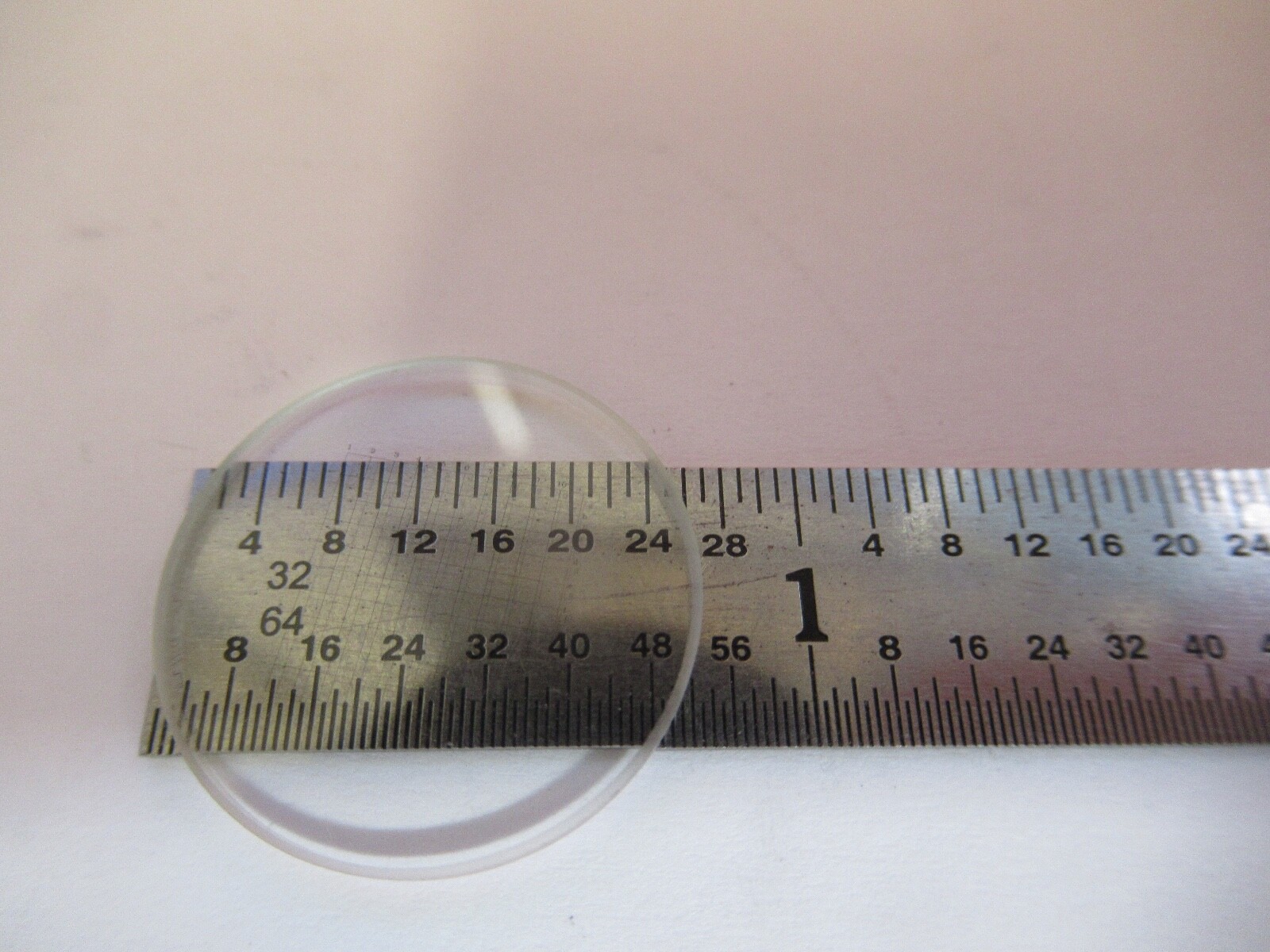OPTICAL RETICLE SQUARE GRID INSERT OPTICS MICROSCOPE PART AS PICTURED &A5-A-38