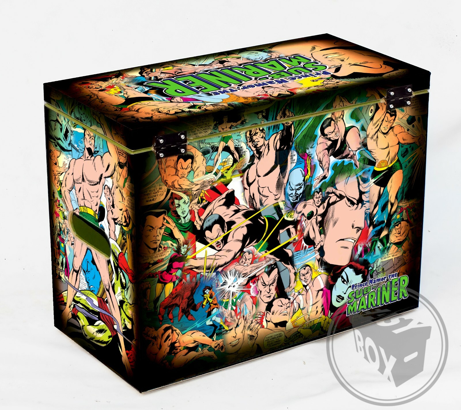 Namor - Large Comic Book Hard Box Chest MDF