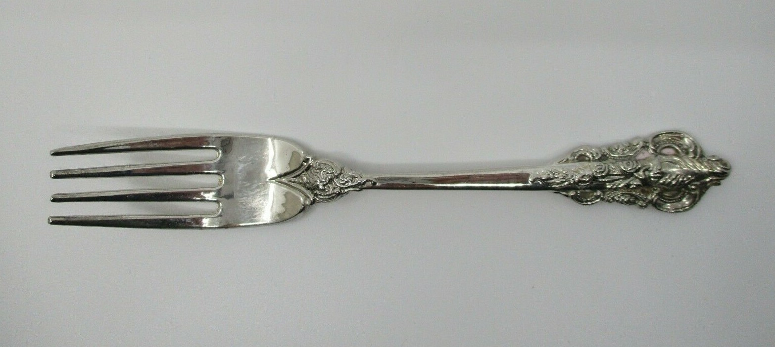 GODINGER BAROQUE SILVERPLATE SALAD FORK - 6 1/2"  - 09S