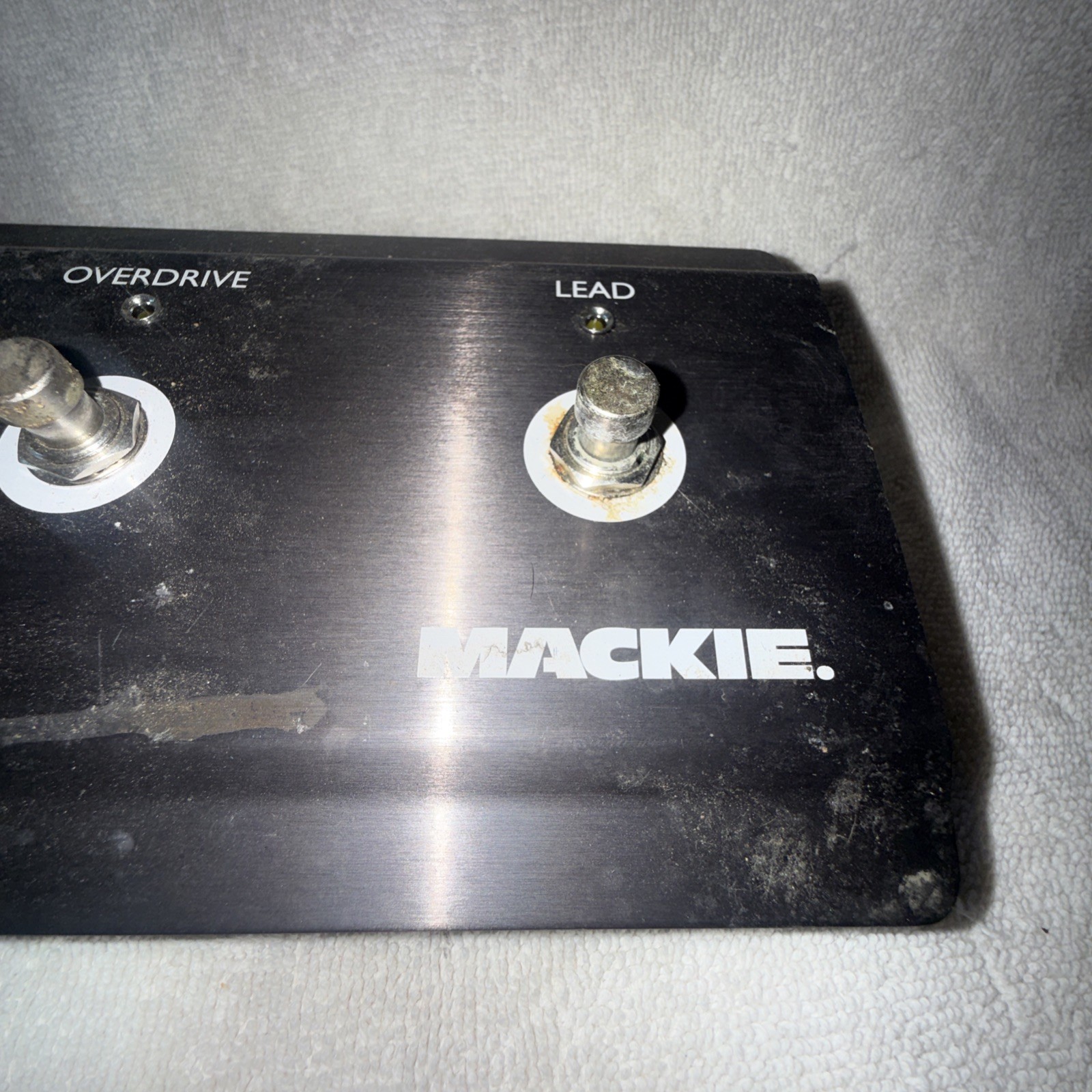 Mackie Hotwire PB4 FOUR 4 BUTTON FOOT SWITCH CLEAN -CRUNCH -OVERDRIVE