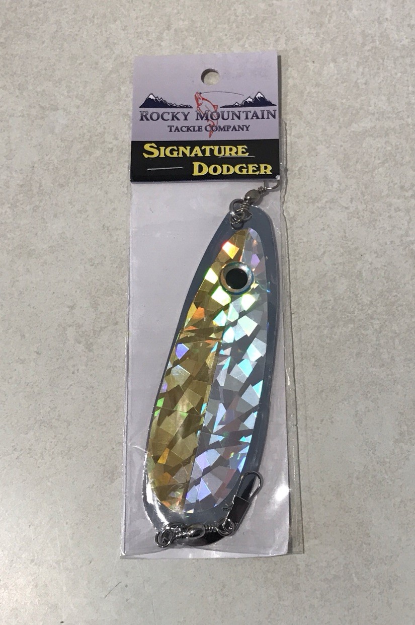 Rocky Mountain Flasher SILVER GOLD FIRE ICE 4.25” Dodger Salmon Trout Kokanee