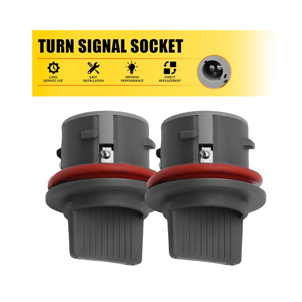 2x For 2019-2025 Kia Soul/2021-23 Hyundai Elantra Front Turn Signal Bulb Socket