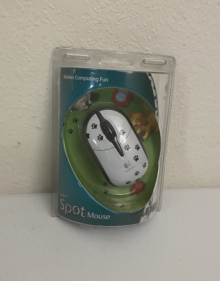 Logitech Spot Dog Mouse M-UV94 - BRAND NEW 2005