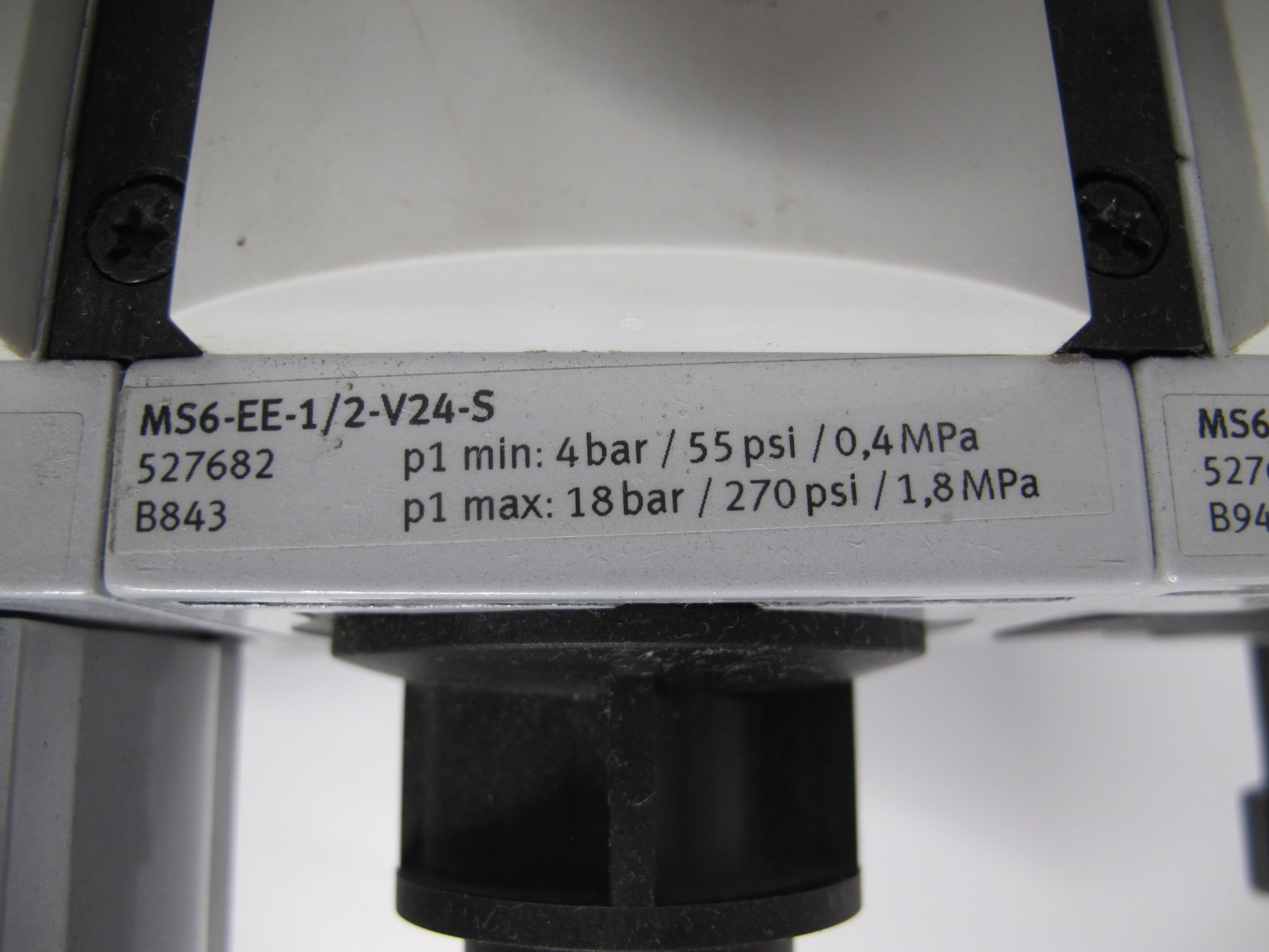 FESTO MS6 Compressed Air System Pressure Sensor Regulator Pneumatic EM1 LFR LF