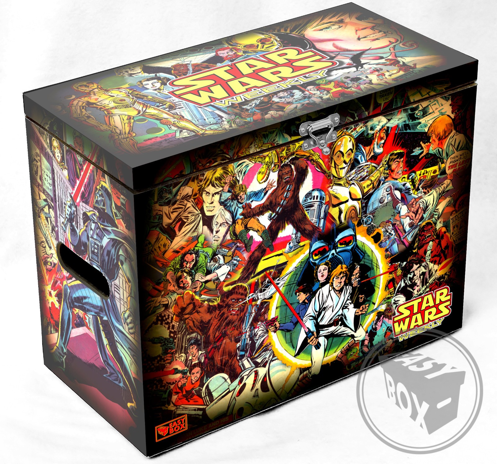 Star Wars Weekly - Large Comic Book Magazine Hard Box Chest MDF