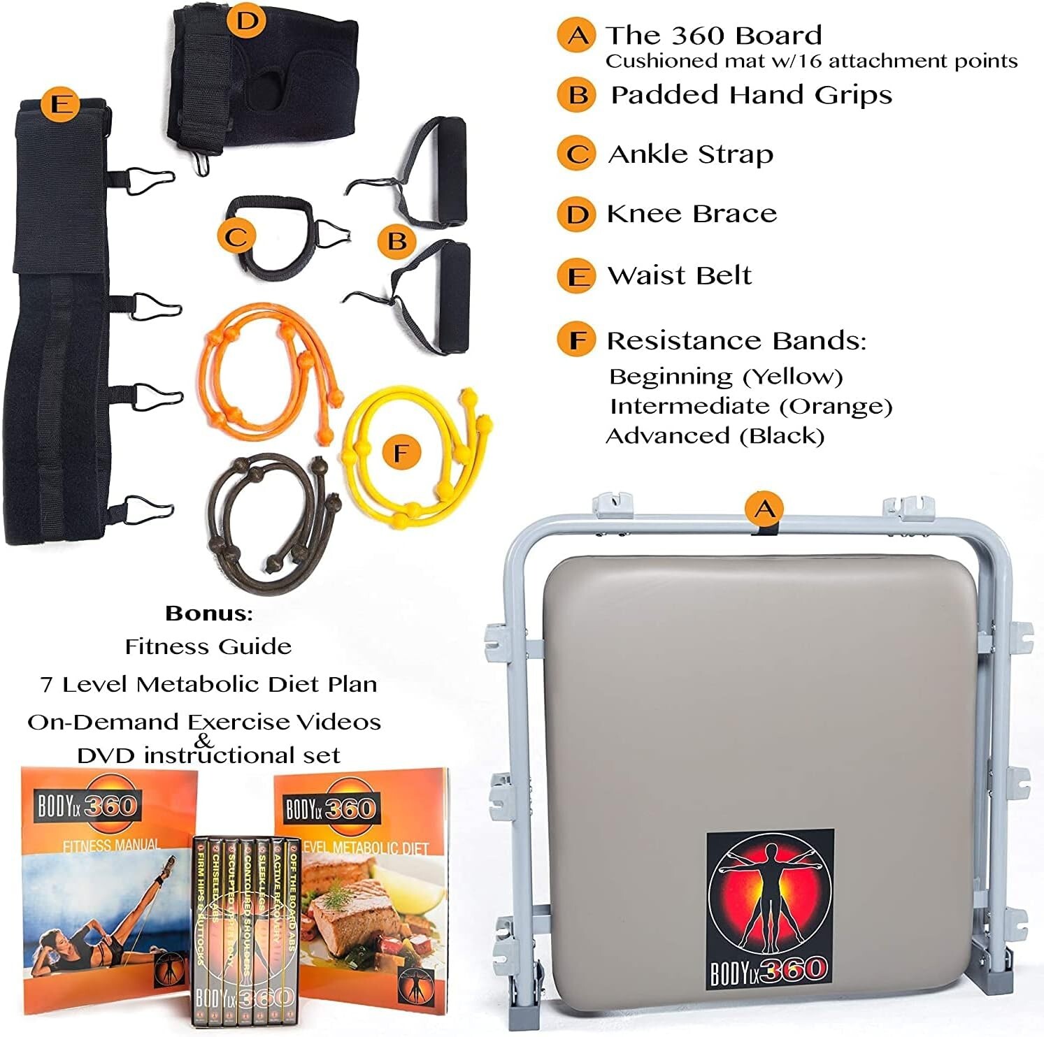 Total Body Workout Kit Body LX360 - All-in-One