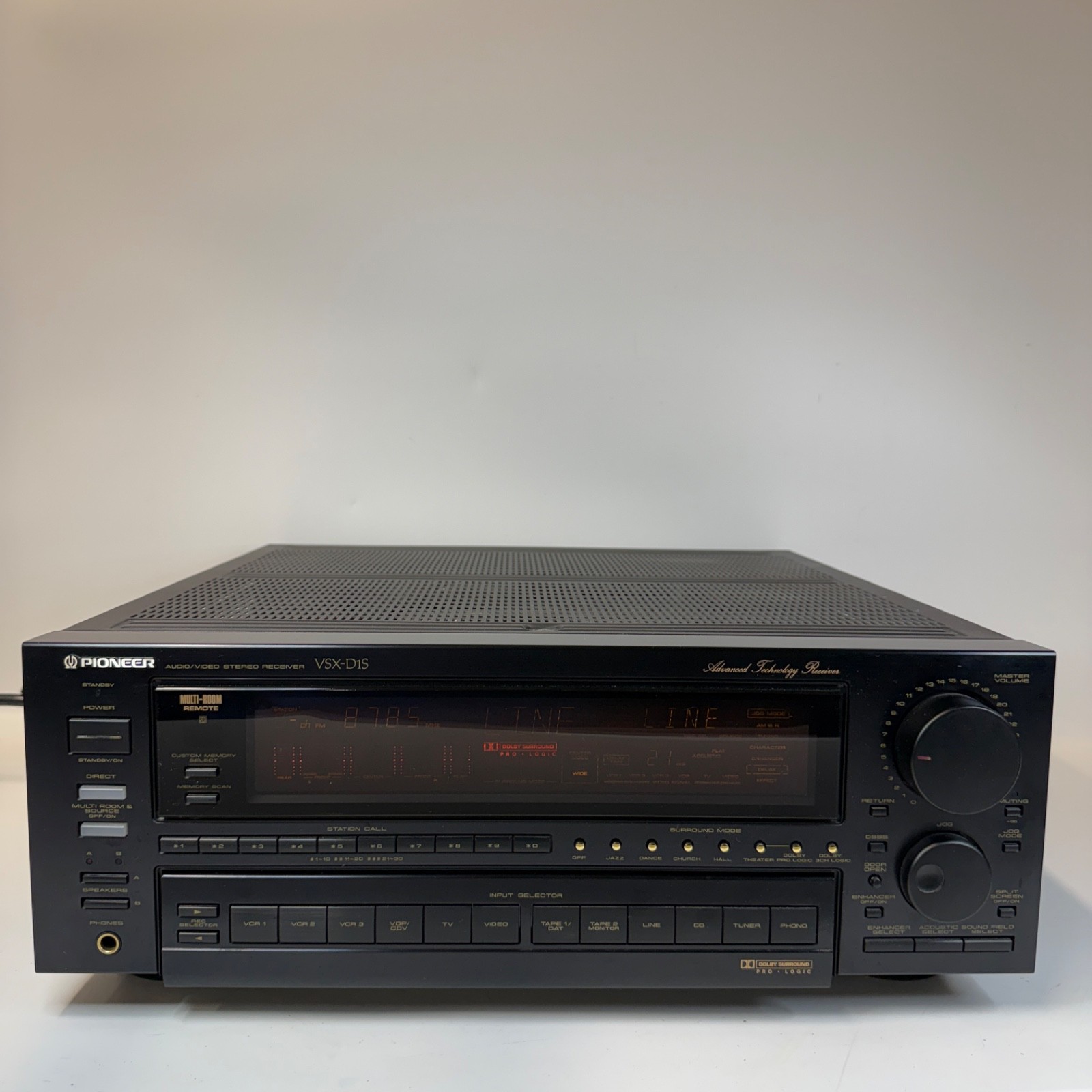 Pioneer AV Stereo Receiver VSX-D1S Audio Works But Video Doesn't Parts Or Repair