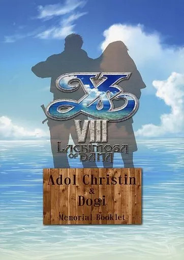 Ys VIII Lacrimosa of Dana Anime Mook Book Adol Christin Japanese Used