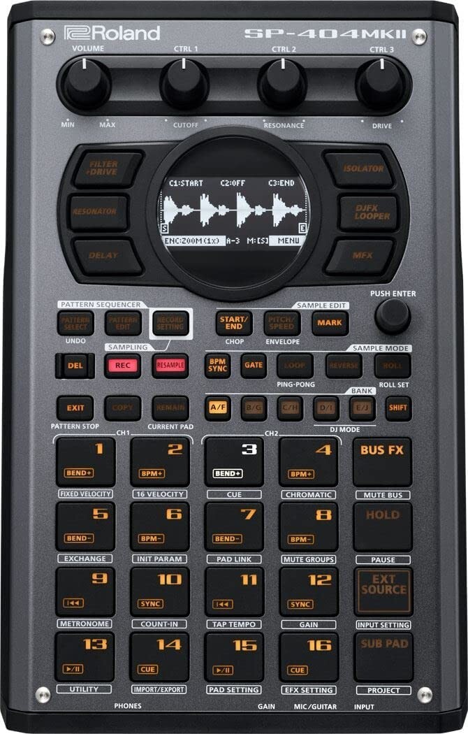 Roland SP-404 MK2 MKII Creative Effector Sampler New Silver Black Grey