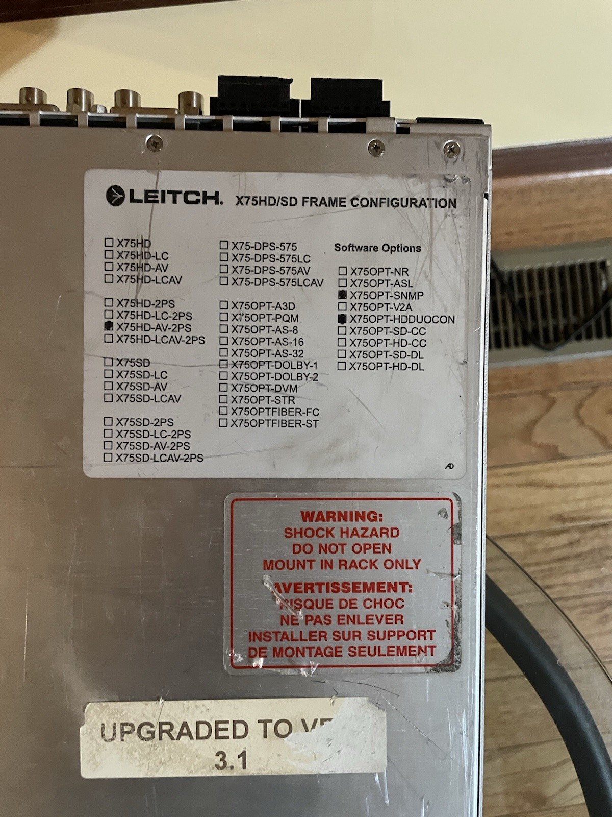 Leitch X75HD-2PS