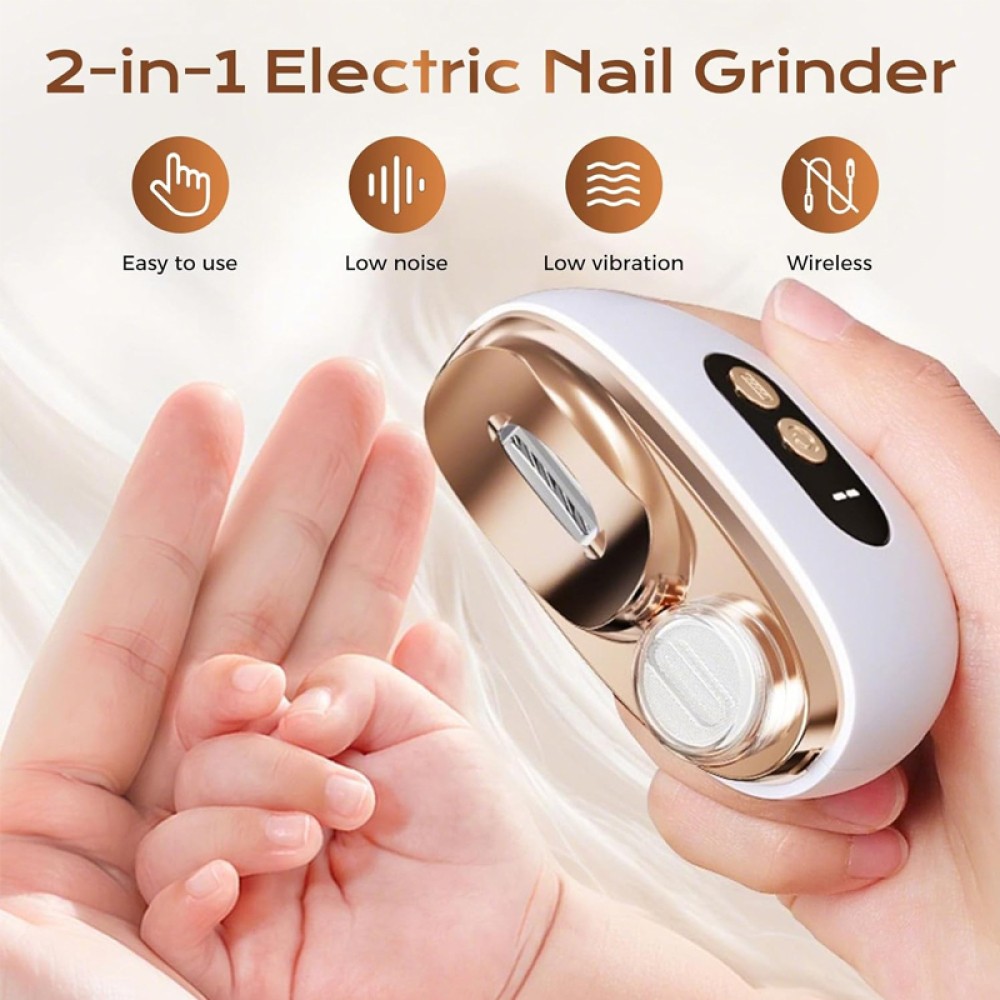 Automatic Electric Toe Nail Clippers Trimmer LED Light with 3 Adjustable Speeds