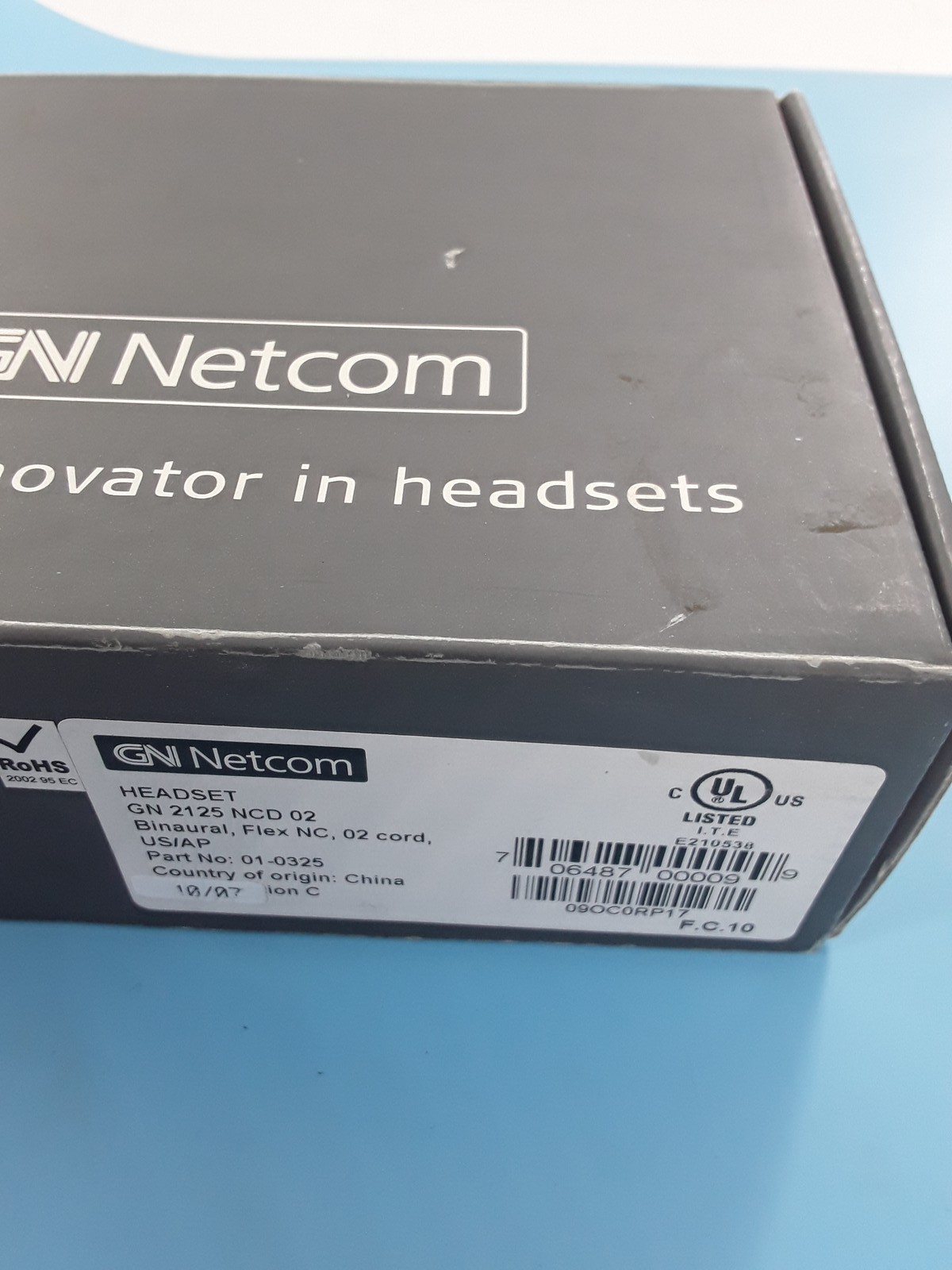 GN Netcom Biaural Headset , GN 2125 NCD 02
