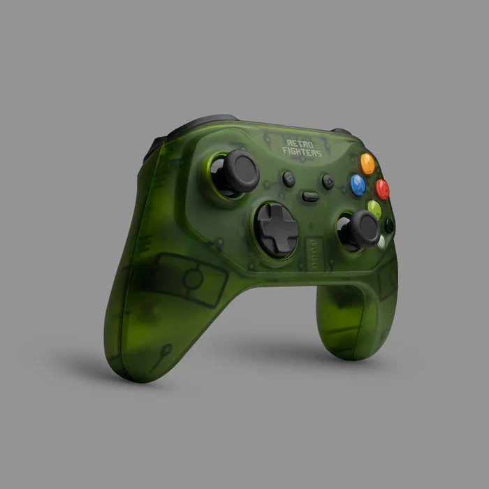 Retro Fighters Hunter Wireless Controller Green - XBOX/Switch/PC