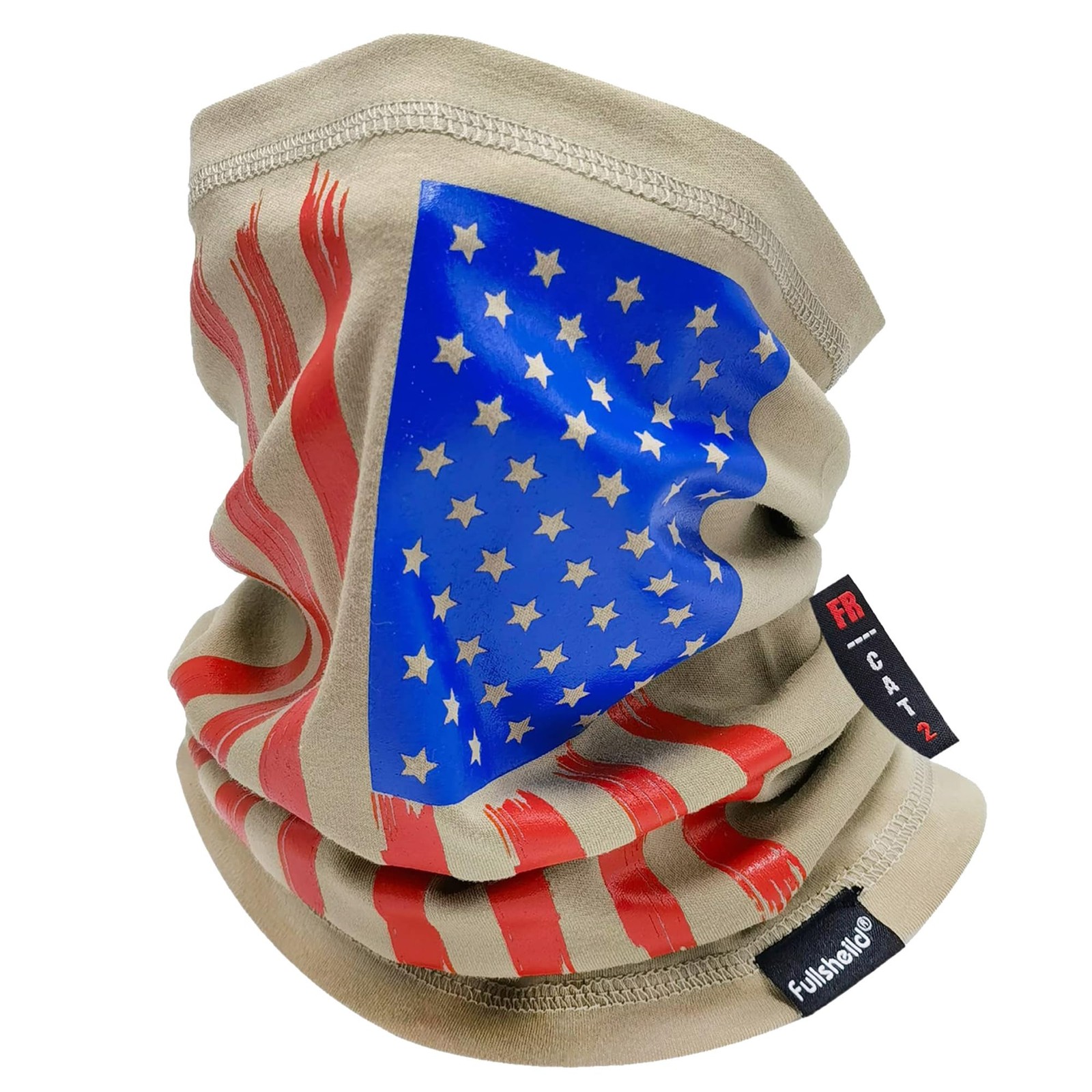 Fullsheild American Flag FR Neck 1 Count (Pack of 1), Summer-american