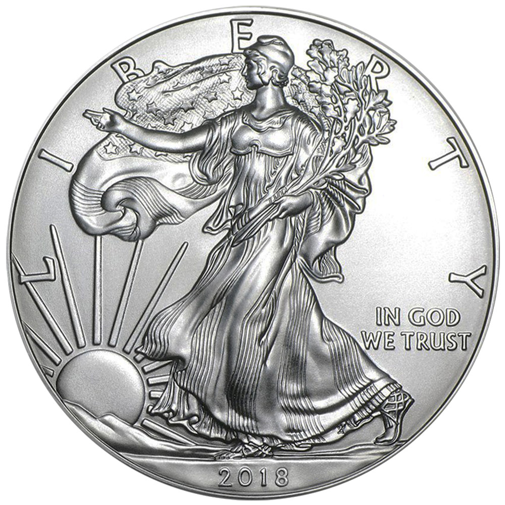2018 $1 1-oz American Silver Eagle BU