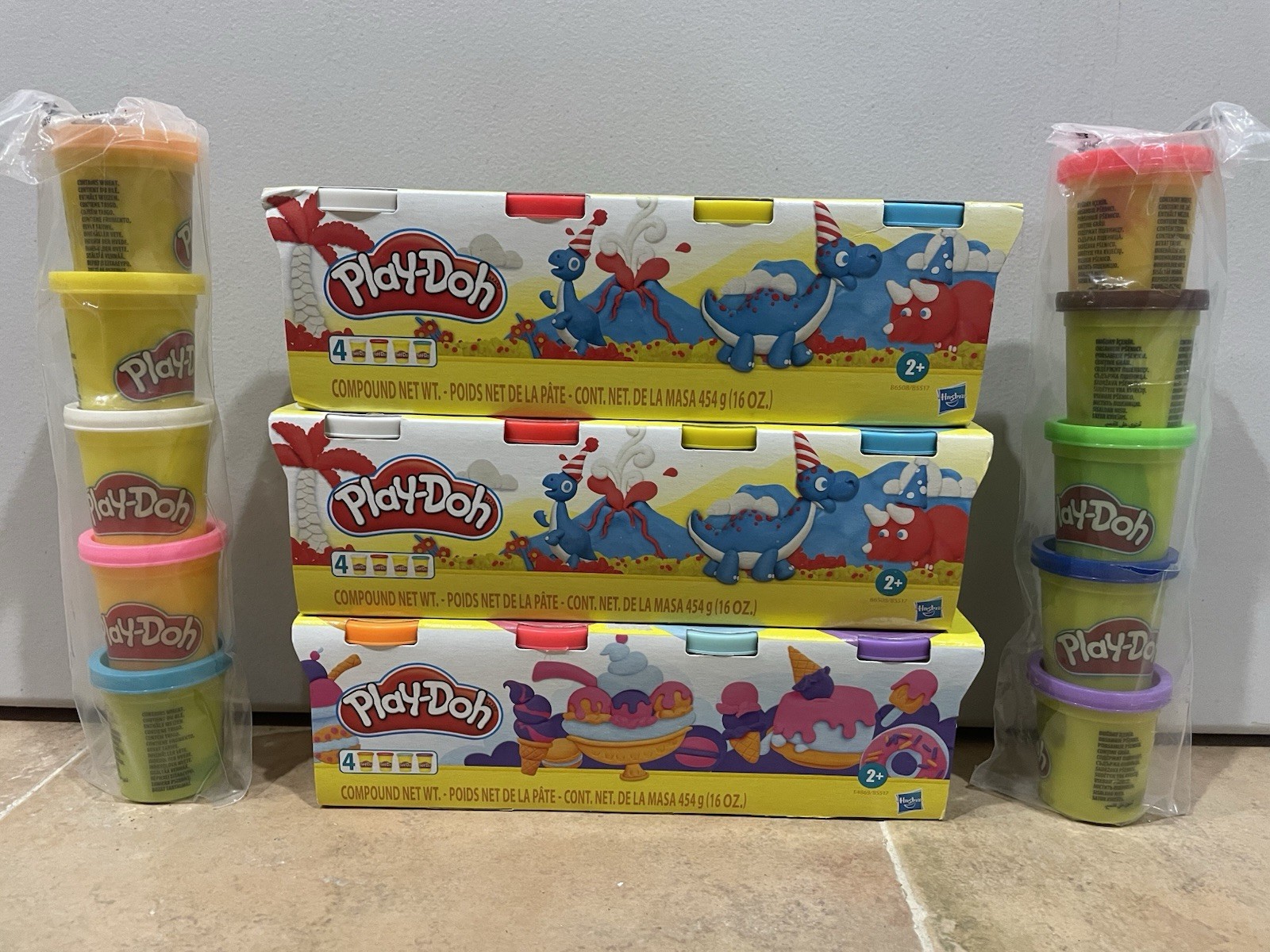 Hasbro Play-Doh Modeling Compound- 3, 4 Pack Colors And 2, Mini 5 Packs