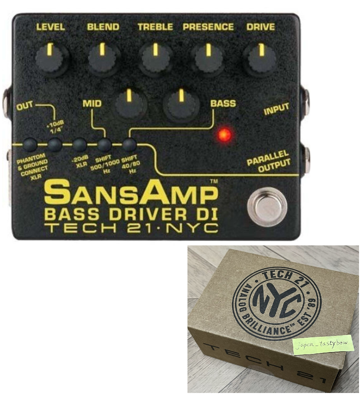 SANSAMP BASS DRIVER DI BSDR-V2 dedicated drive effector & amp simulator & DI