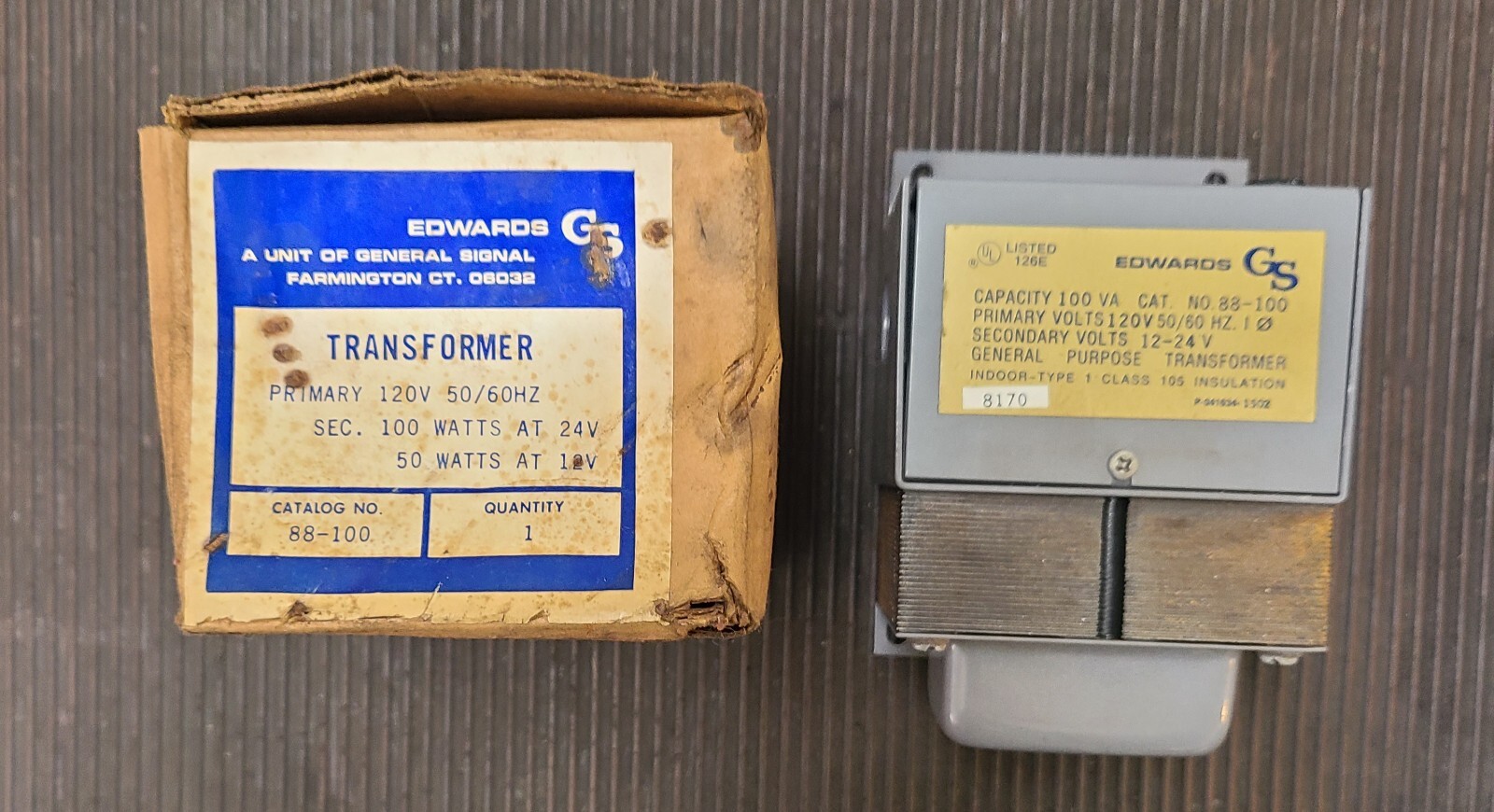 EDWARDS GENERAL PURPOSE TRANSFORMER # 88-100