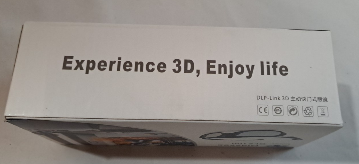 3D Glasses GL2100 Black with 3D Visuals for Enhanced Viewing Experience